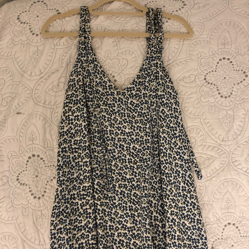 Zara Floral Mini Swing Dress